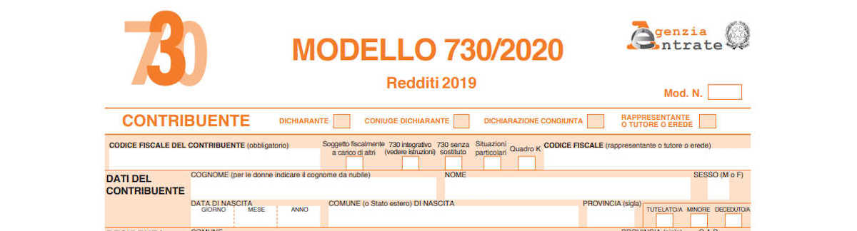 Modello 730/2020